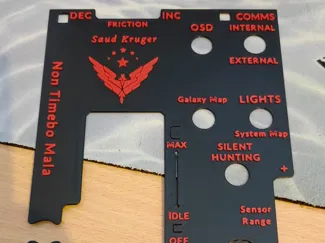 Warthog Throttle cover plate NO AMS - E&D