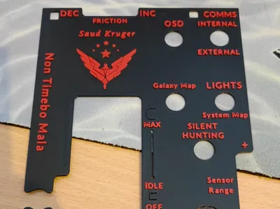Warthog Throttle cover plate NO AMS - E&D