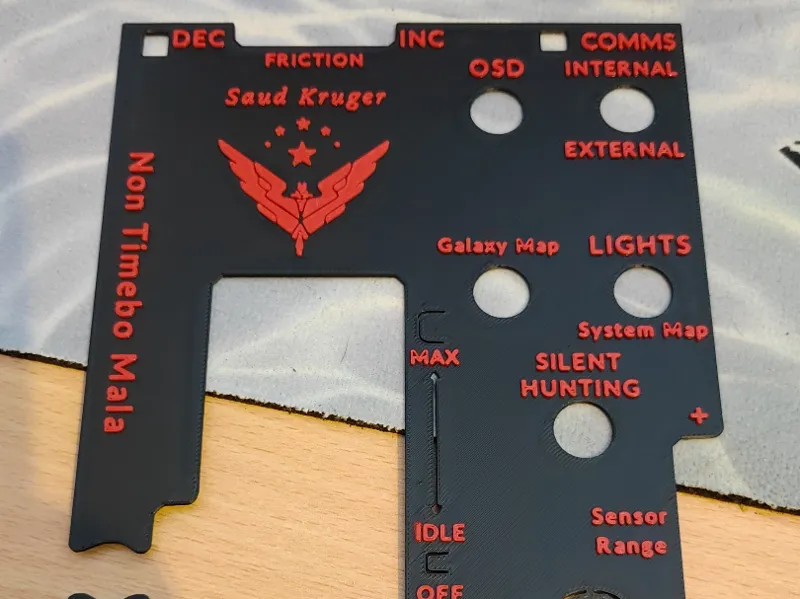 Warthog Throttle cover plate NO AMS - E&D