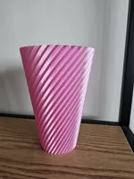 Twisted ribbed vase - spiral vase mode 140x100x100mm