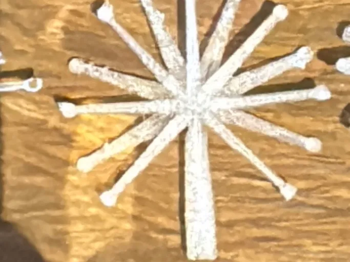 Snowflake for christmastree-candles