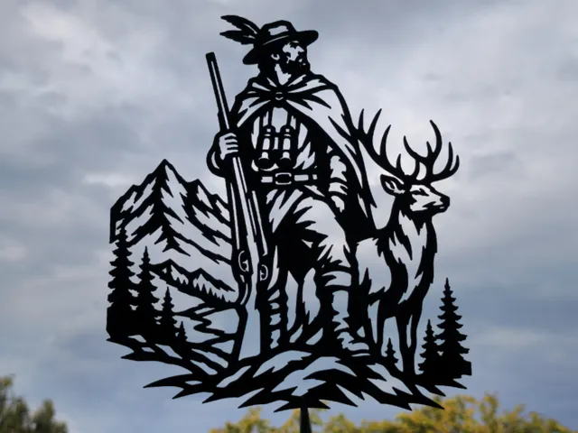 Hunter & Deer Wall Art