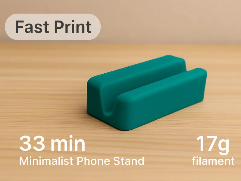 A Minimalist Phone Stand