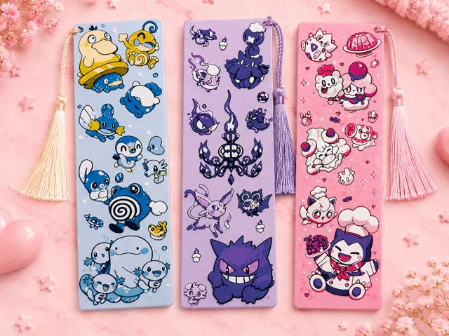 Pokemon Bookmark set