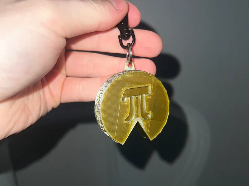Pi Day 3.14 Key Chain