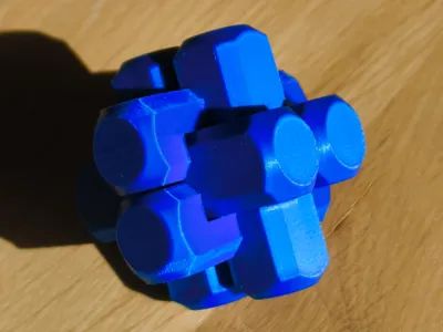 The Refined Nexus Burr: Precision 6-Piece Puzzle
