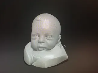 Baby statue