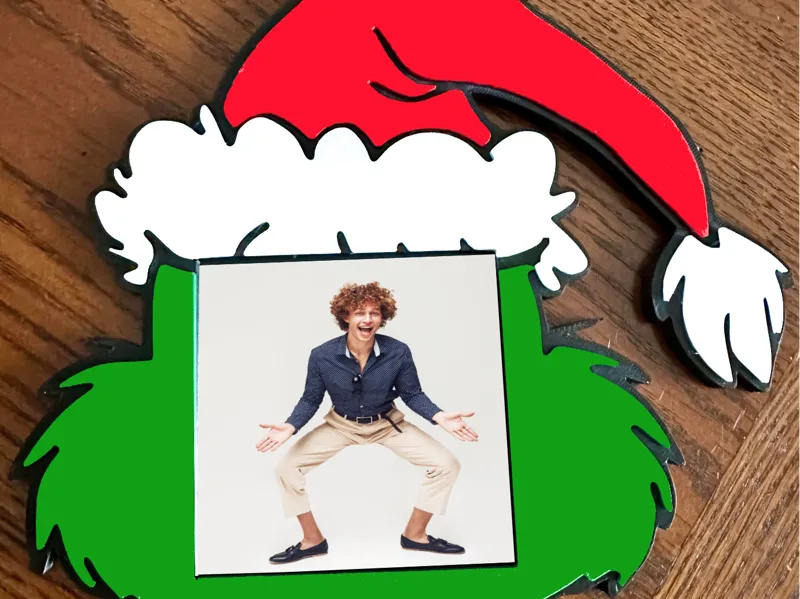 Grinch picture frame