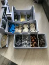 With internal dividers. 0.24mm layer, 2 walls, 12% infill