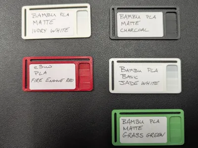 Filament Swatch for 38.1mm x 21.2mm labels