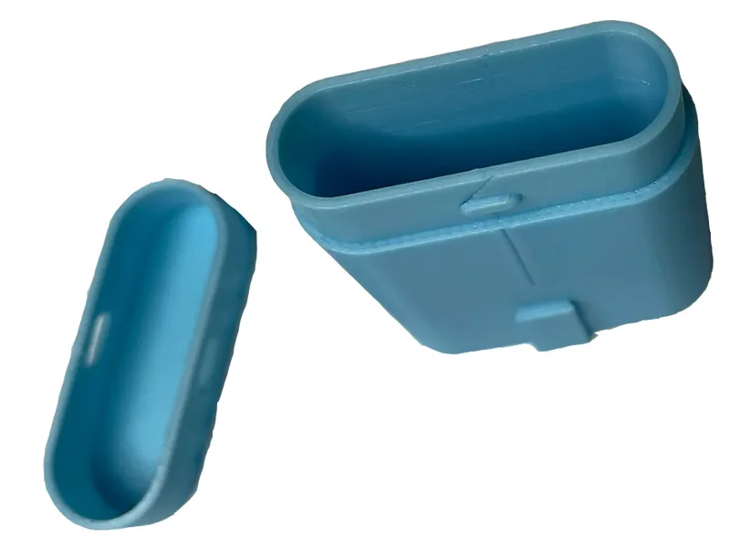 Stackable case for PEZL rechargeable batteries