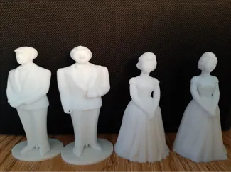 Groomsmen and Bridesmaid Statues