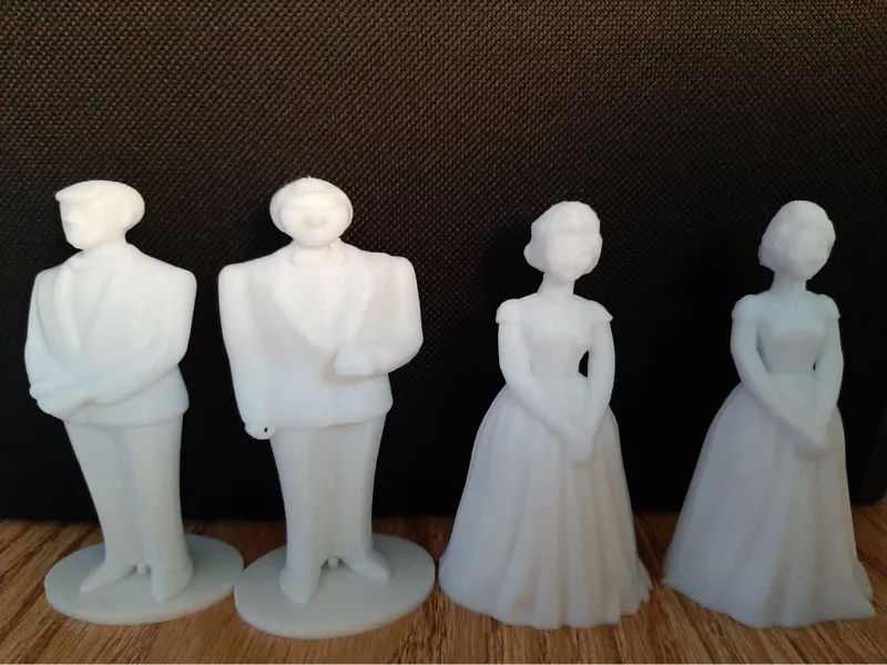 Groomsmen and Bridesmaid Statues