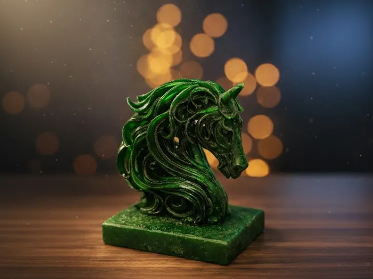 Horse bust - organic