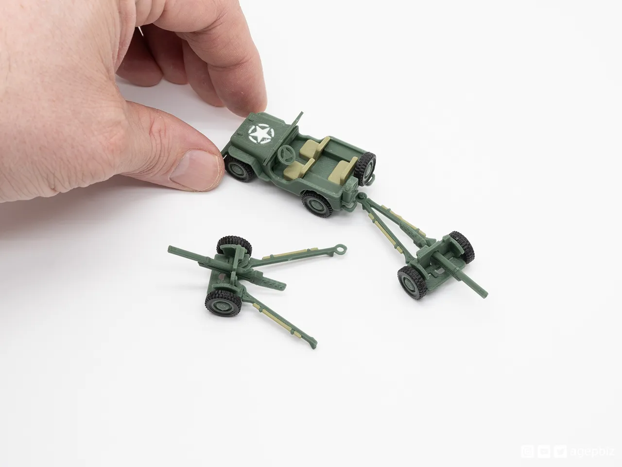 37mm Gun M3 for the Jeep Kit Card view 4