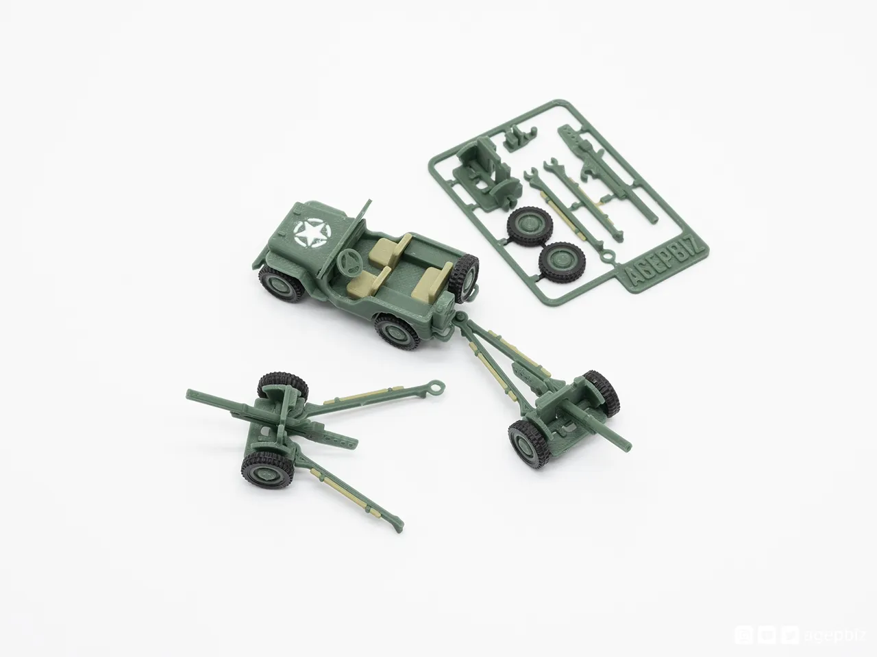 37mm Gun M3 for the Jeep Kit Card view 3