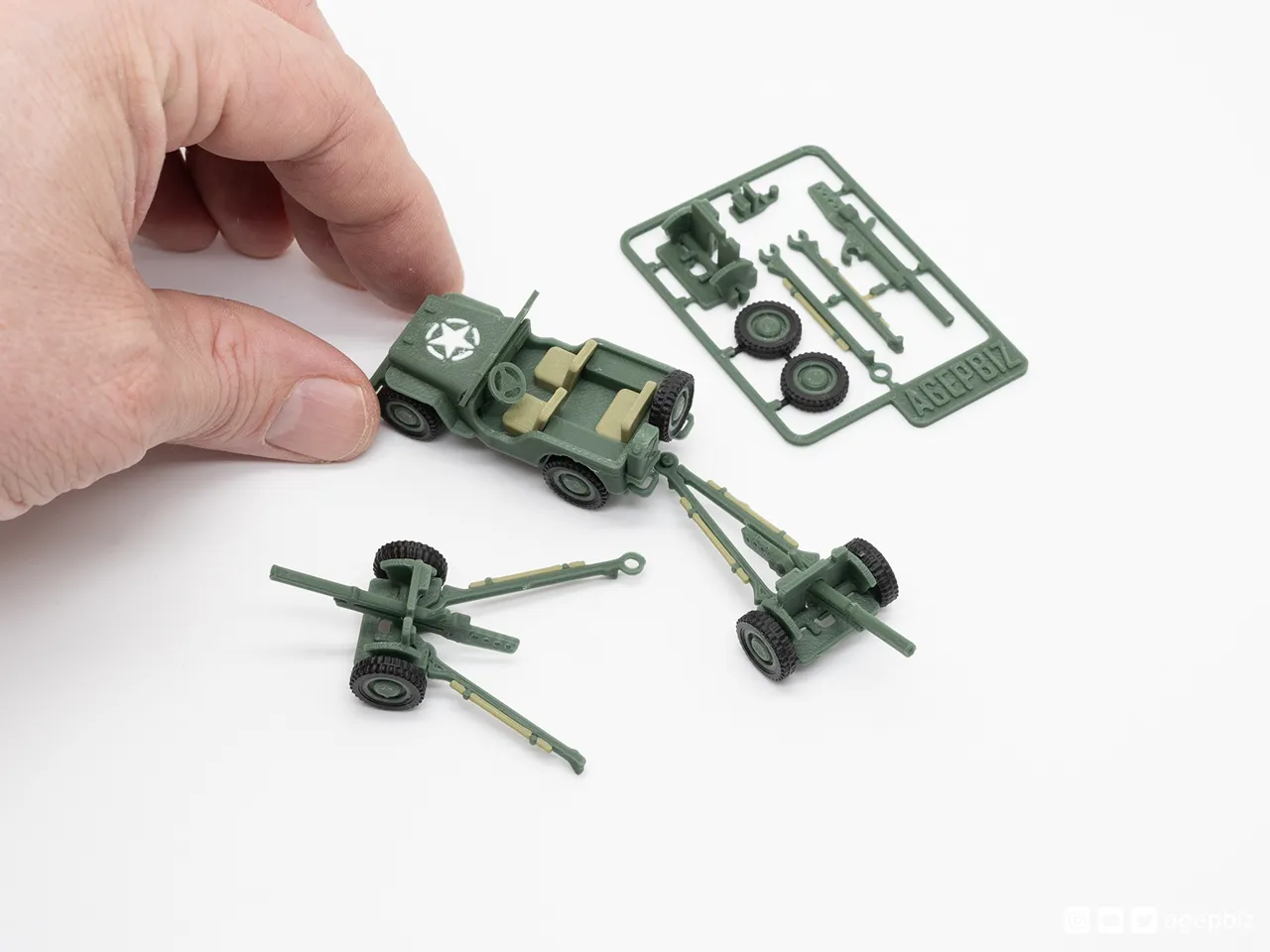 37mm Gun M3 for the Jeep Kit Card view 2