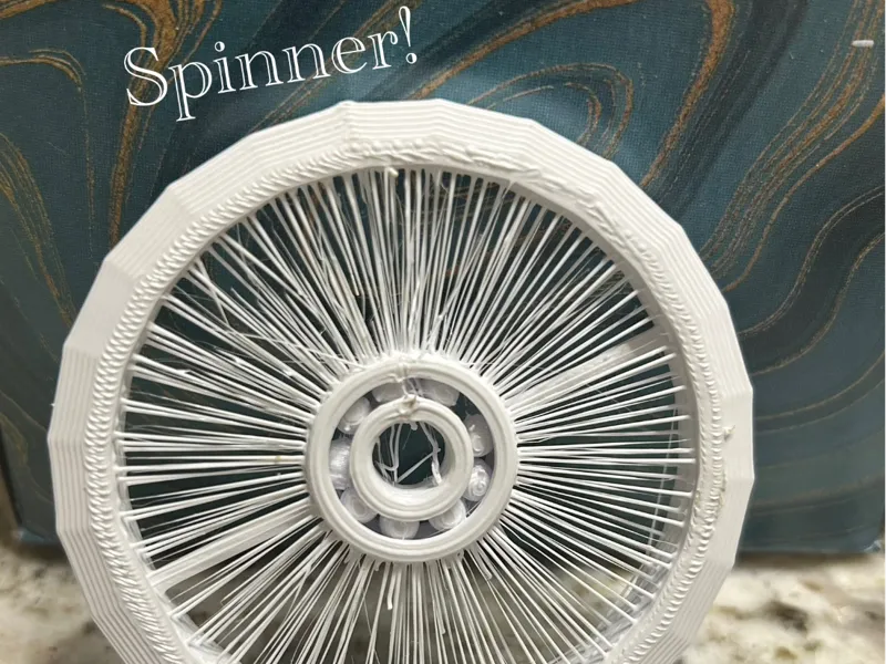 Cool String art spinner! 