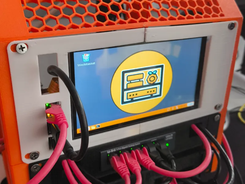 Raspberry Pi 7" Screen Tray for Lab Rax 3D Rack
