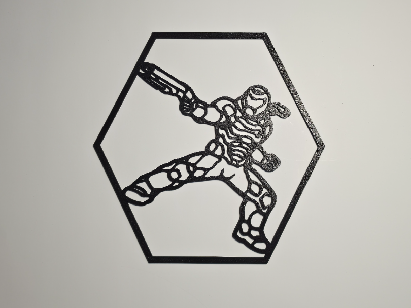 Doom Retro Line Art