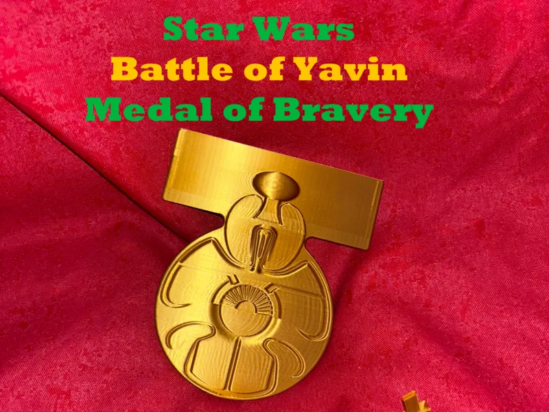 Star Wars The Battle of Yavin Medal of Bravery
