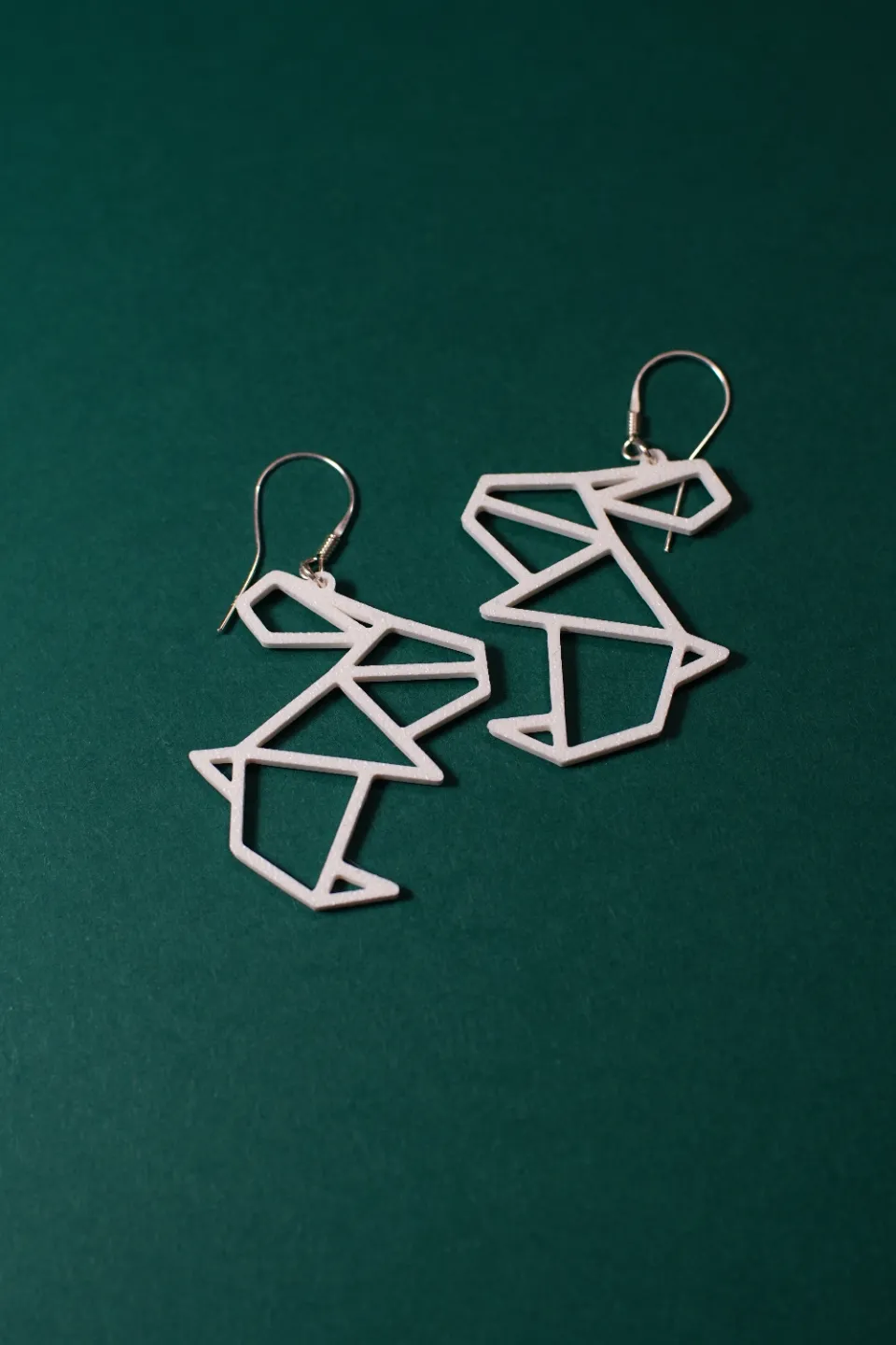 Earrings easter bunny view 2