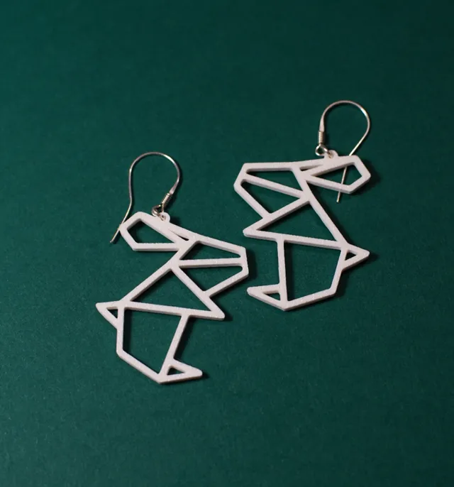 Earrings easter bunny