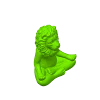 Sculpture de lion en méditation — photo 3