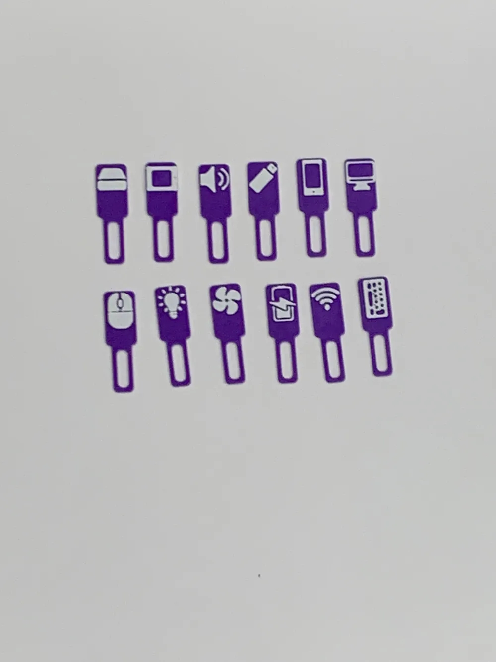 USB-A & USB-C Connector Gap Slide-On Labels by Rolls MakerWorld ...