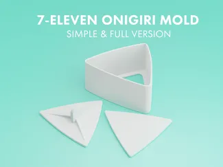 7-Eleven Style Onigiri Mold