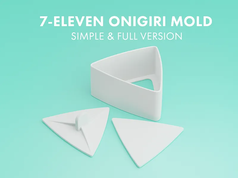 7-Eleven Style Onigiri Mold