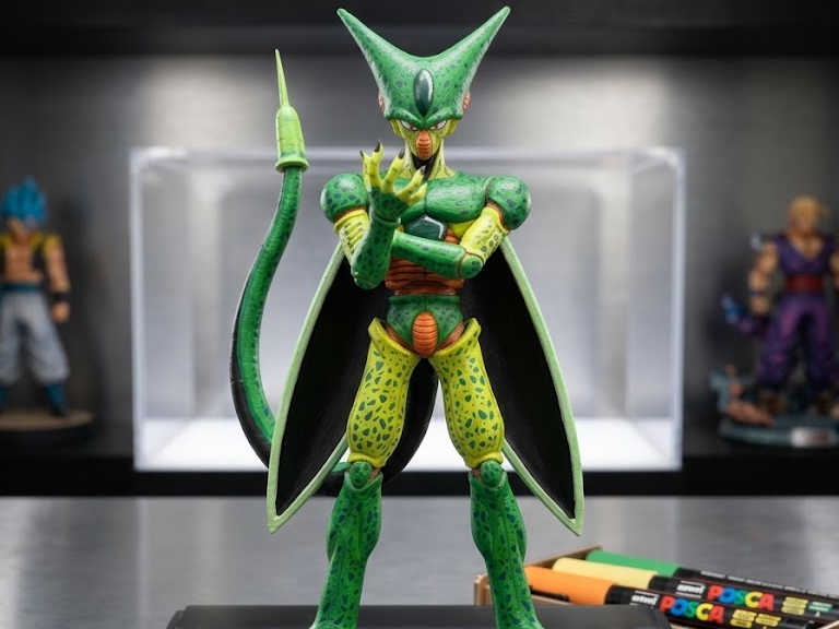 Cell 1st form DBZ Dragon Ball Z (Detailed) 3D model by Chaos Creations