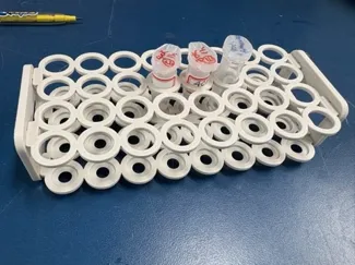 Eppendorf tube rack (4 by 8) for laboratory