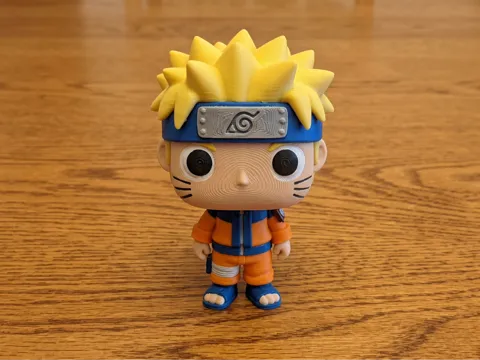 Figura decorativa: Naruto Funko Style Figure | Naruto Shippuden — referencia de MakerWorld