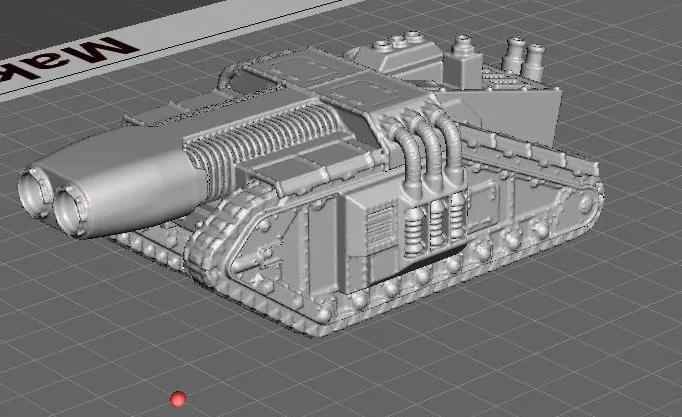 Mark I. 40k Tesla Tank