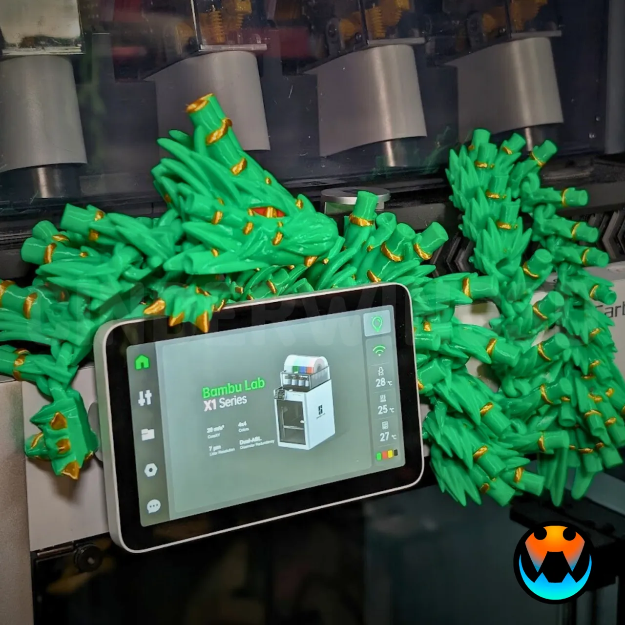 Bamboo Dragon Cinderwing3D X BambuLab view 3