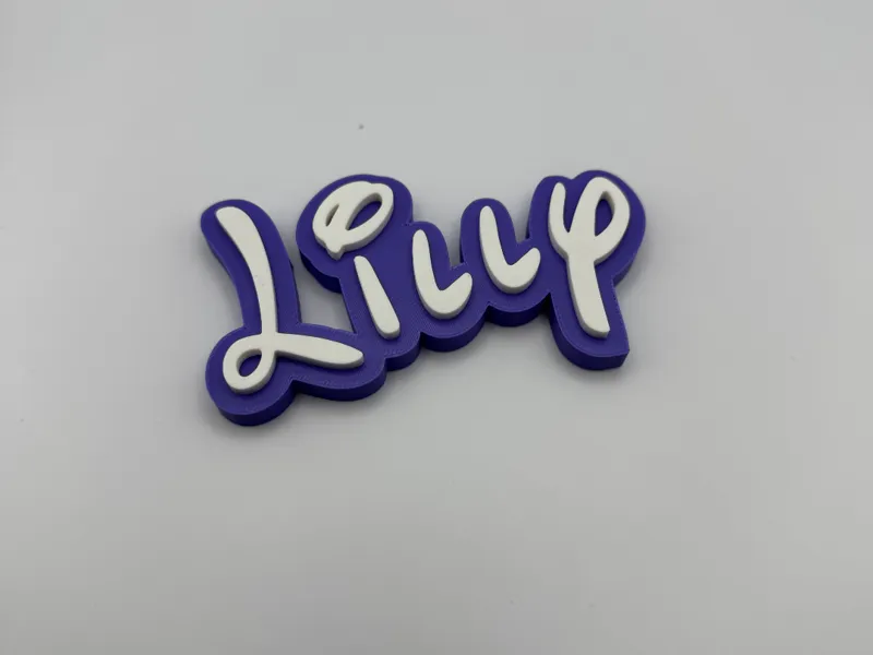 Namensschild Lilly – Kinderzimmer