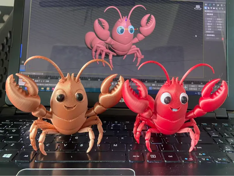 桌面小龙虾养起来openclaw - 拆件打印，无需ams