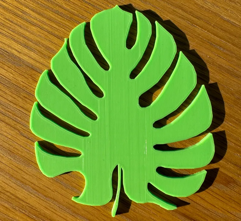 Monstera Leaf Coaster