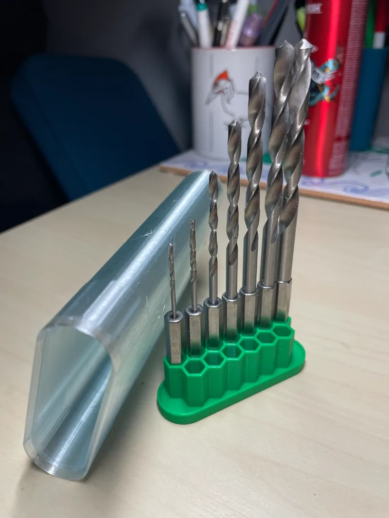 Hex drill bits holder - cover