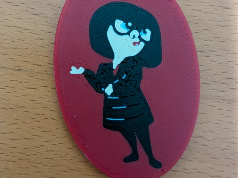 Edna Mode Keychain