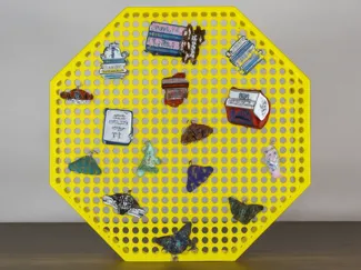 8" Enamel Pin Board Display – Wall/Standing Mount
