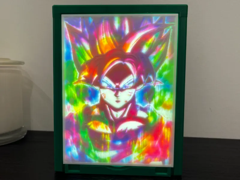 Goku Lithophane