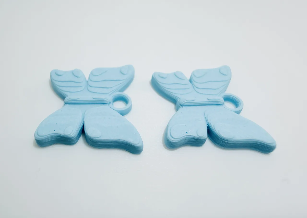 Butterfly Earrings Cute 3D Print Jewelry Charm view 4