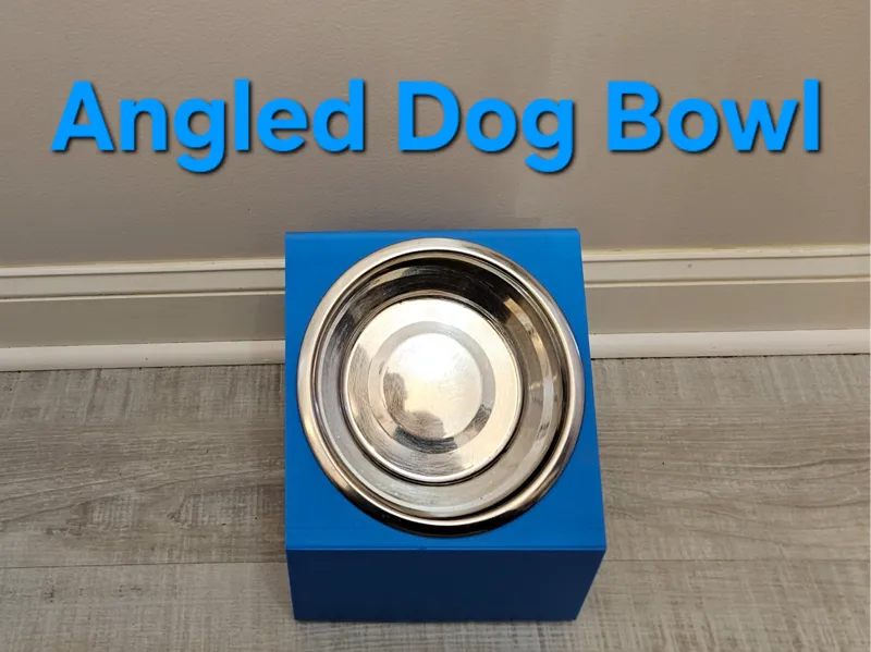 Angled Dog Bowl