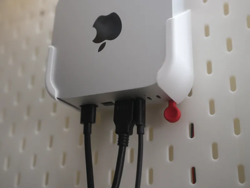 Mac Mini M4 2024 mount for IKEA Skadis 宜家洞洞板支架