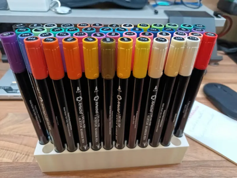 SOPORTE PARA 50 ROTULADORES ACRILICOS