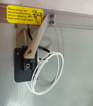 SV08 Filament Sensor Holder (Spool side mounted)