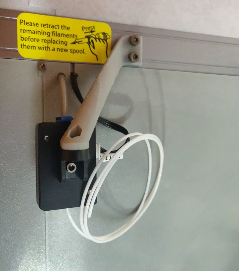 SV08 Filament Sensor Holder (Spool side mounted)