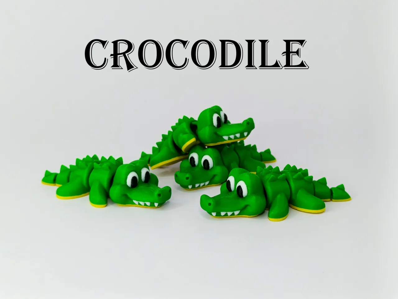 Cute Flexi Crocodile view 2